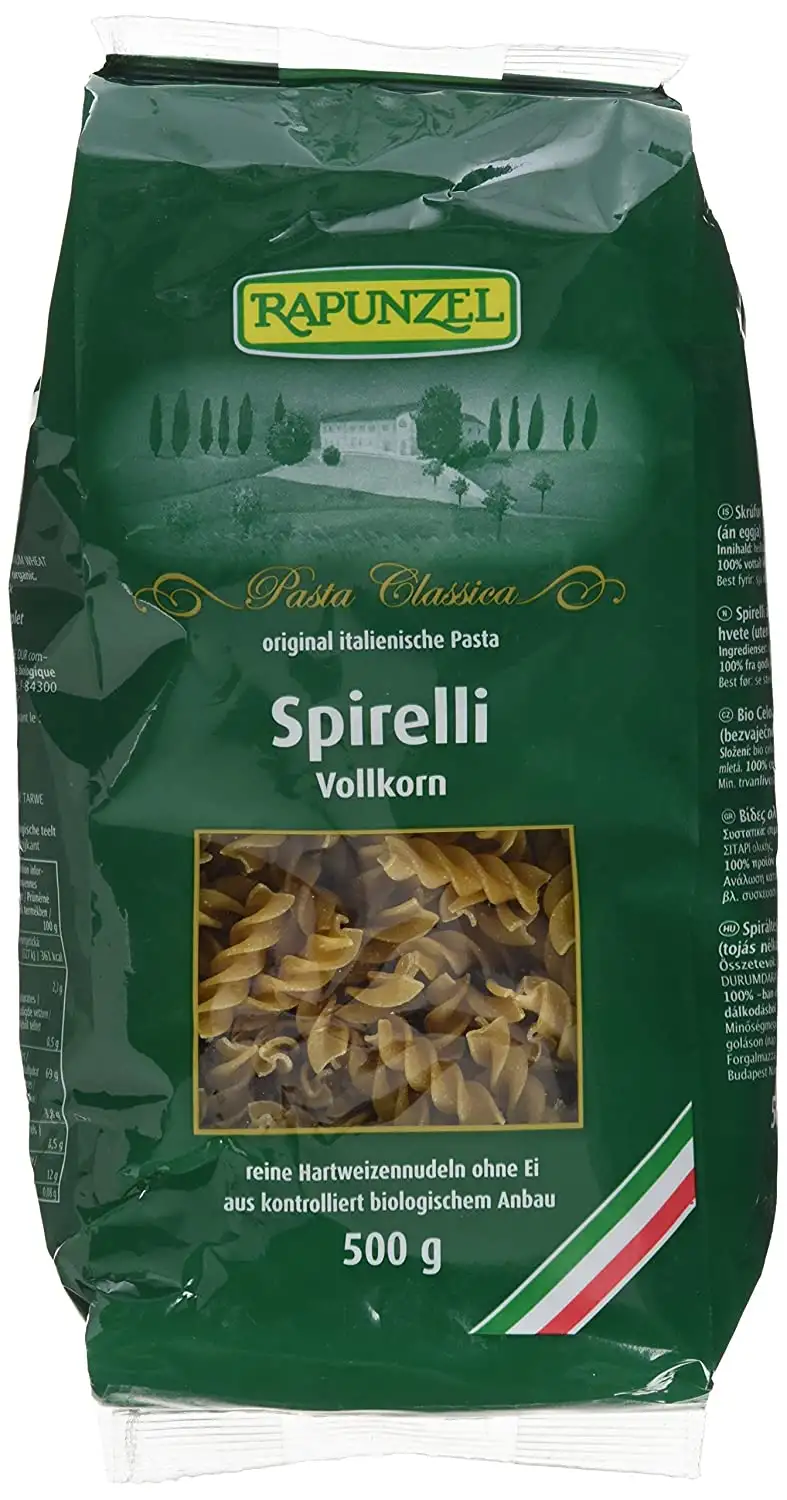 Rapunzel Spirelli Vollkorn Bio, 500 g