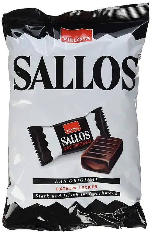SALLOS – das Original! Die Kombination aus leckerem Lakritz und würzigen Kräutern - eckig, würzig, einzigartig - Thekendispenser, 1er Pack (1 x 1.5 kg)