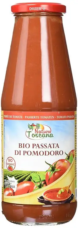 NATURA TOSCANA Passierte Tomaten In Glas, 4er Pack (4 x 700 g)