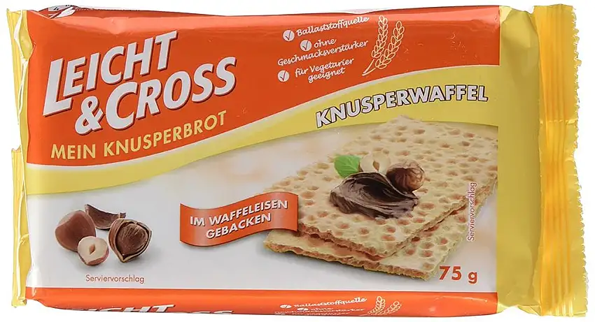 LEICHT&CROSS Knusperwaffel, 75 g