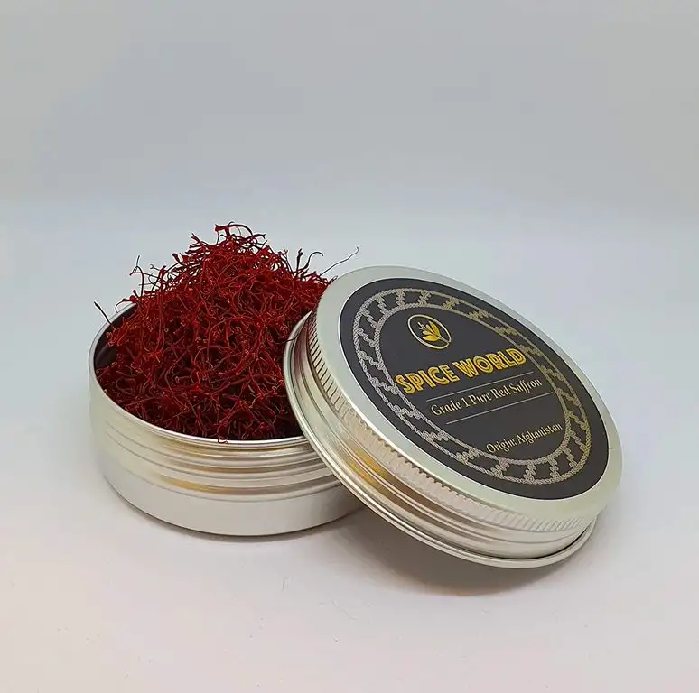 Spice World Premium Safran - Grad I - Reiner roter echter afghanischer Safran (1.00)