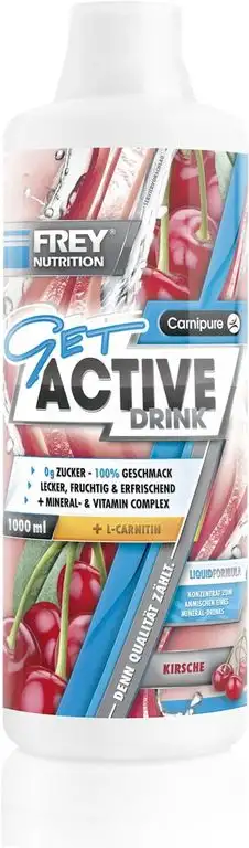 Frey Nutrition Get Active Drink - Kirsche, 1er Pack (1 x 1 kg)