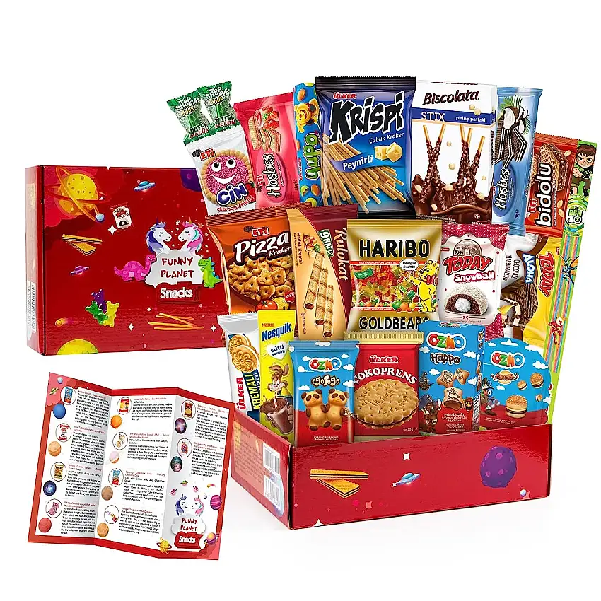 Snacks & Süßigkeiten Geschenkbox (Snacks Geschenk)