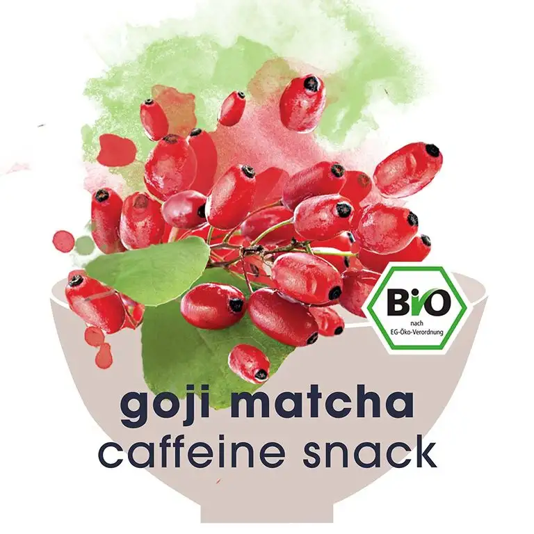 Shuyao Goji Matcha Caffeine Bio Snack 150g - Besser als jeder Energydrink