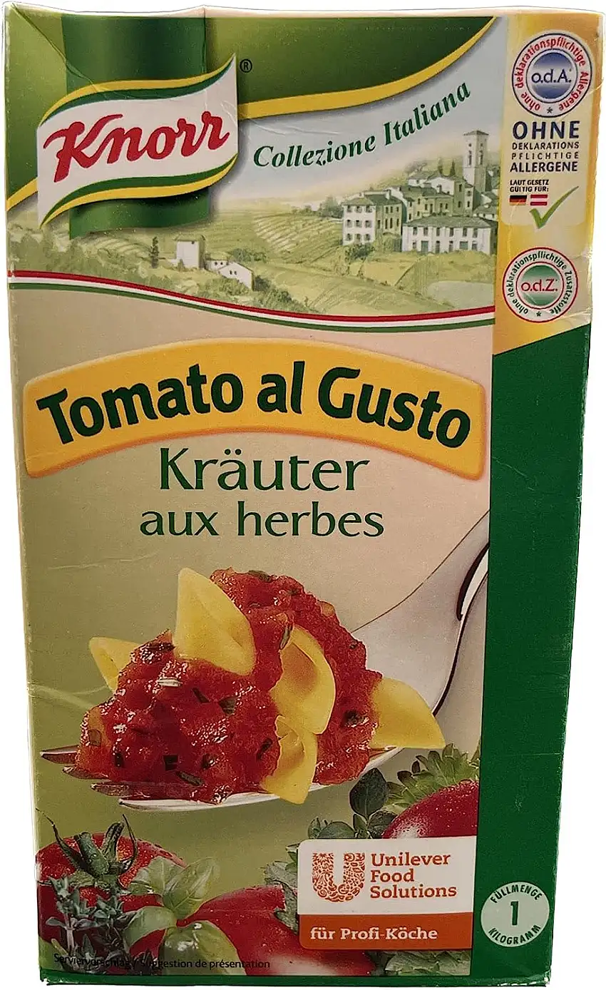 Knorr Collezione Italiana Tomato al Gusto Kräuter, 1er Pack (1 x 1 kg)