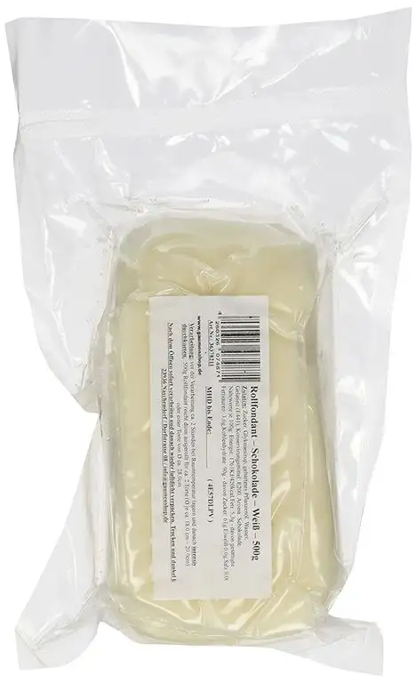 Fondant Weiß Schokolade 500g Rollfondant Tortendeko Weiß 500g von Gaumenshop | Rollfondant für Torten und Kuchen | Rollfondant Weiß 500g. Jetzt Fondant kaufen