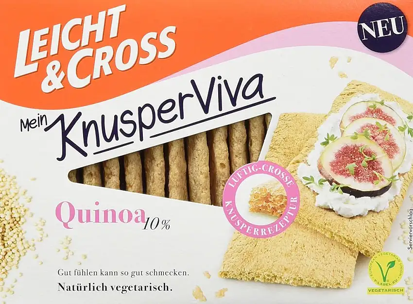 LEICHT&CROSS Mein KnusperViva mit Quinoa, 8er Pack (8 x 125 g)