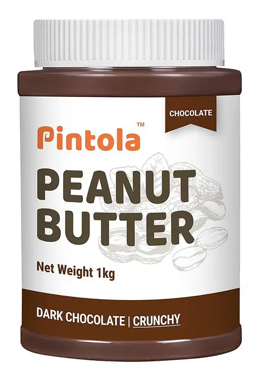 Chocolate Roasted Peanut Butter, Spread (Crunchy) 1kg (35.27 OZ) By Pintola