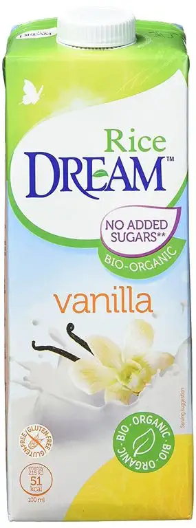 DREAM BIO Reis-Vanille Drink - BIO Reismilch mit Vanille | vegan - 12er Pack (12x1l)