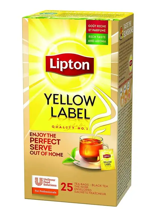 Lipton Yellow Label Schwarztee (aus sonnengereiften Teeblätter) 3er Pack (3 x 25 Teebeutel)