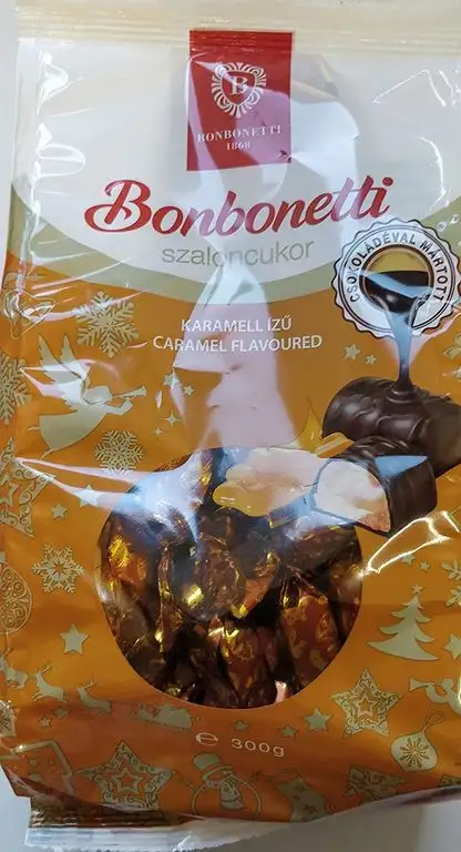 Weihnachtspralinen mit Karamellgeschmack Karamell izü szaloncukor 345g Bonbonetti