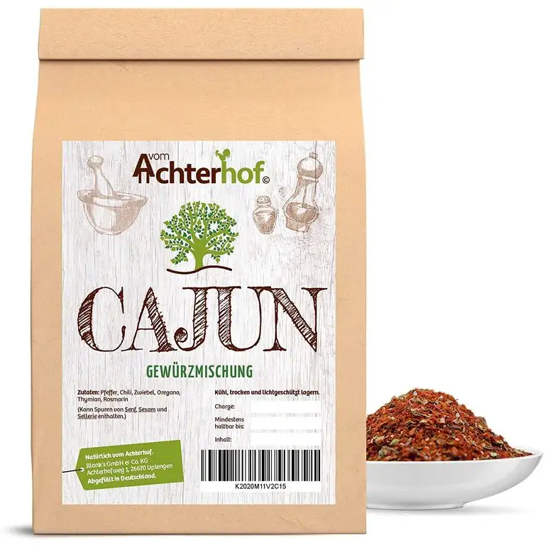 100g Cajun Gewürzmischung - Grill Gewürz Mischung - Natürlich vom Achterhof