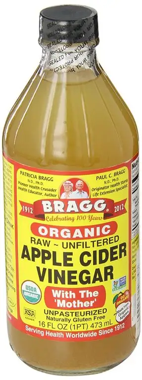 Bragg Organic Apple Cider Vinegar with the mother - Bio Apfelessig mit Essigmutter, roh und ungefiltert, 473 ml
