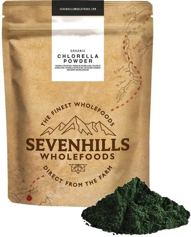Sevenhills Wholefoods Chlorella-Pulver Bio 500g