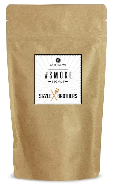 Ankerkraut #Smoke, BBQ Rub Gewürzmischung der Sizzle Brothers für Fisch, Geflügel, Schwein und Rind, 250g im aromadichten Beutel