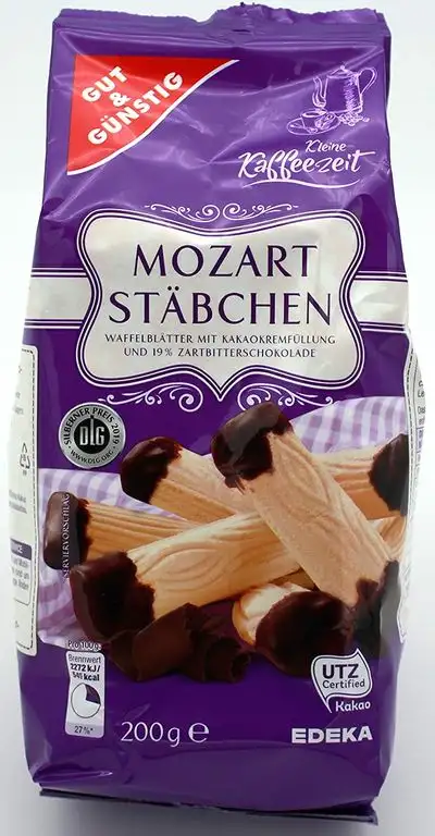 Gut und Günstig Mozartstäbchen, 5er Pack (5 x 200g)
