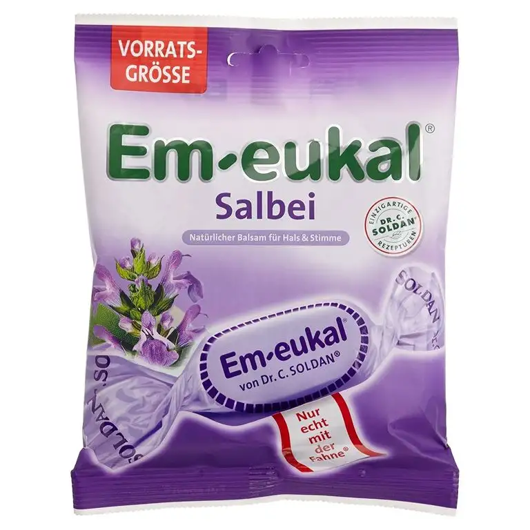 Em-Eukal Salbei Bonbons Vorratsgröße, 150 g