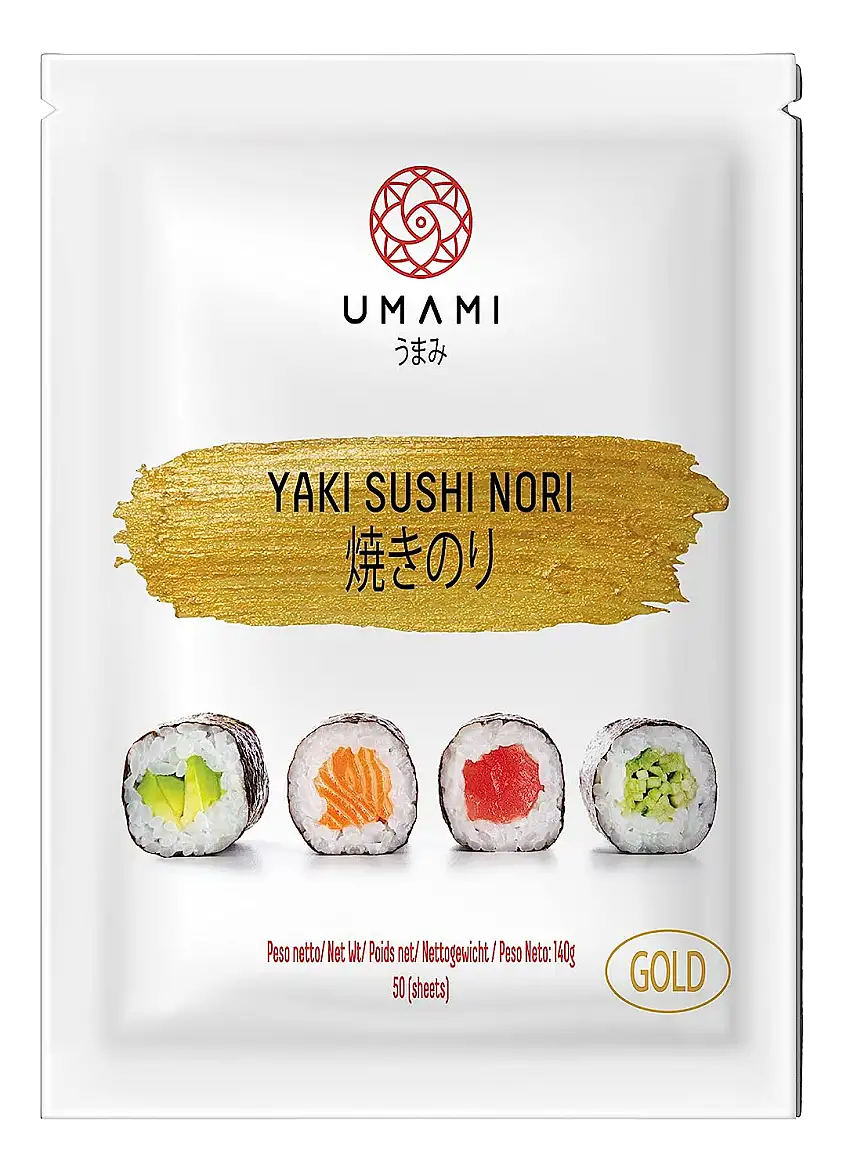 Umami Nori Algenblätter GOLD-Qualität 50 Blatt (140gr)