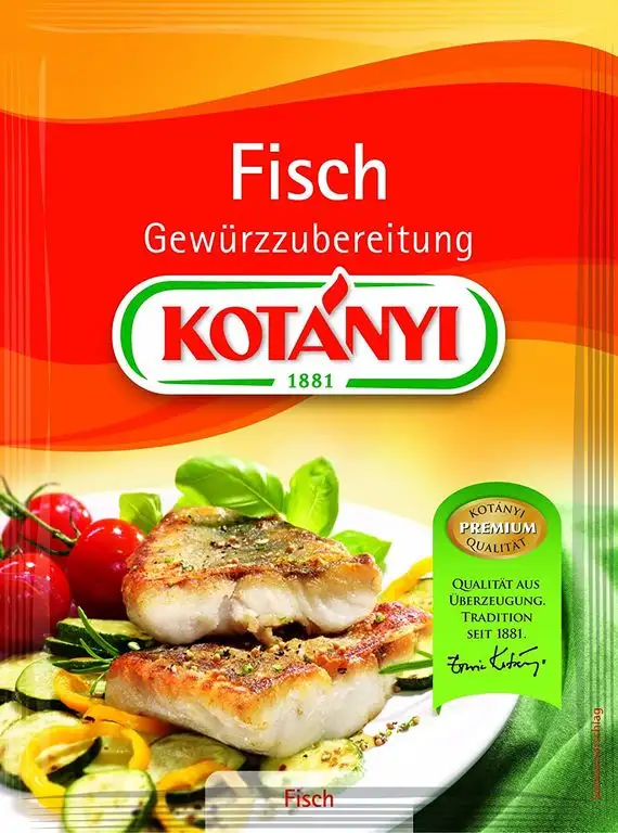 Kotanyi Fisch Gewürzzubereitung, 5er Pack (5 x 31 g)
