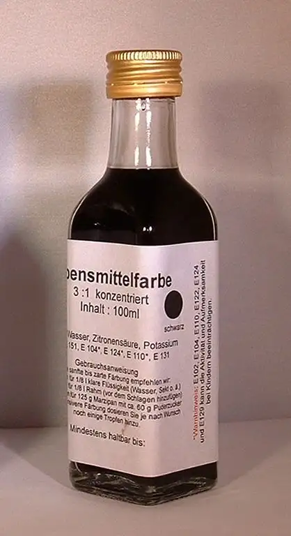 "GEKO" Lebensmittelfarbe, flüssig (schwarz) 100ml