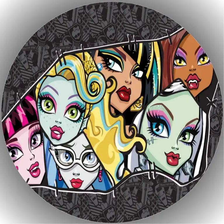 Fondant Tortenaufleger Tortenbild Geburtstag Monster High T12