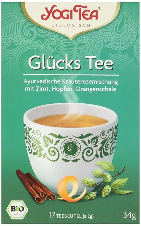 Yogi Tea Glücks Tee Bio, 3er Pack (3 x 34,0 g)