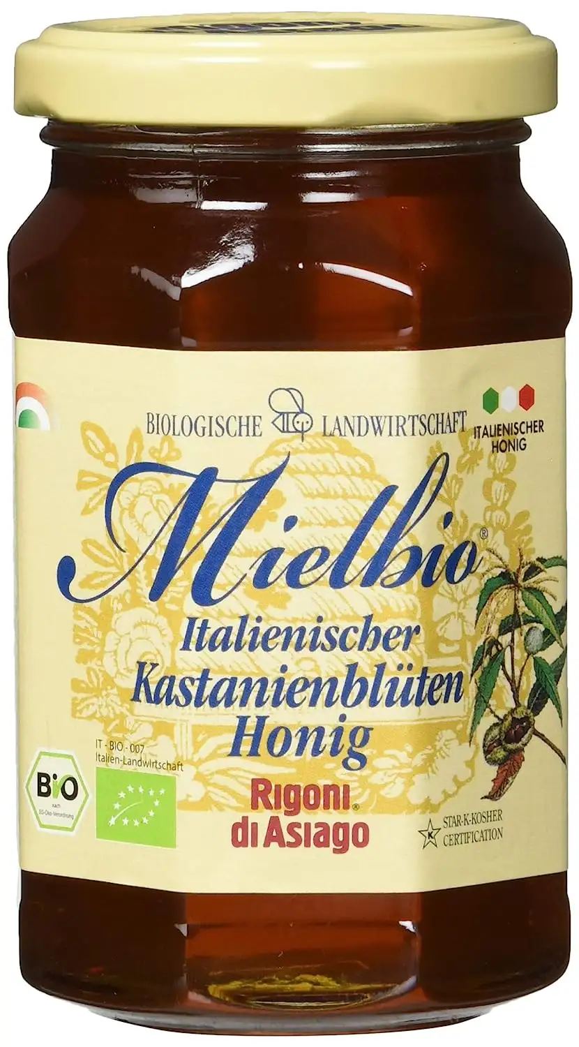 Rigoni di Asiago Mielbio, Kastanienblüten Bio-Honig, 300 gramm
