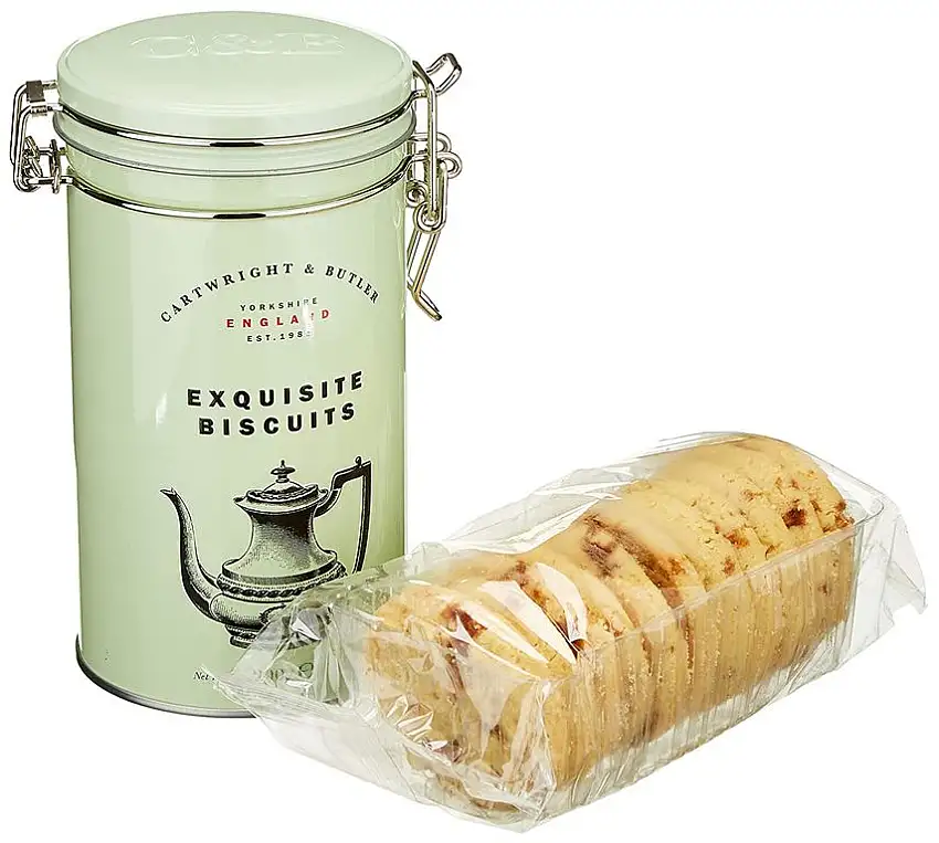 Cartwright & Butler Salted Caramel Biscuits, Tin, gesalzenes Karamellgebäck, 1er Pack (1 x )