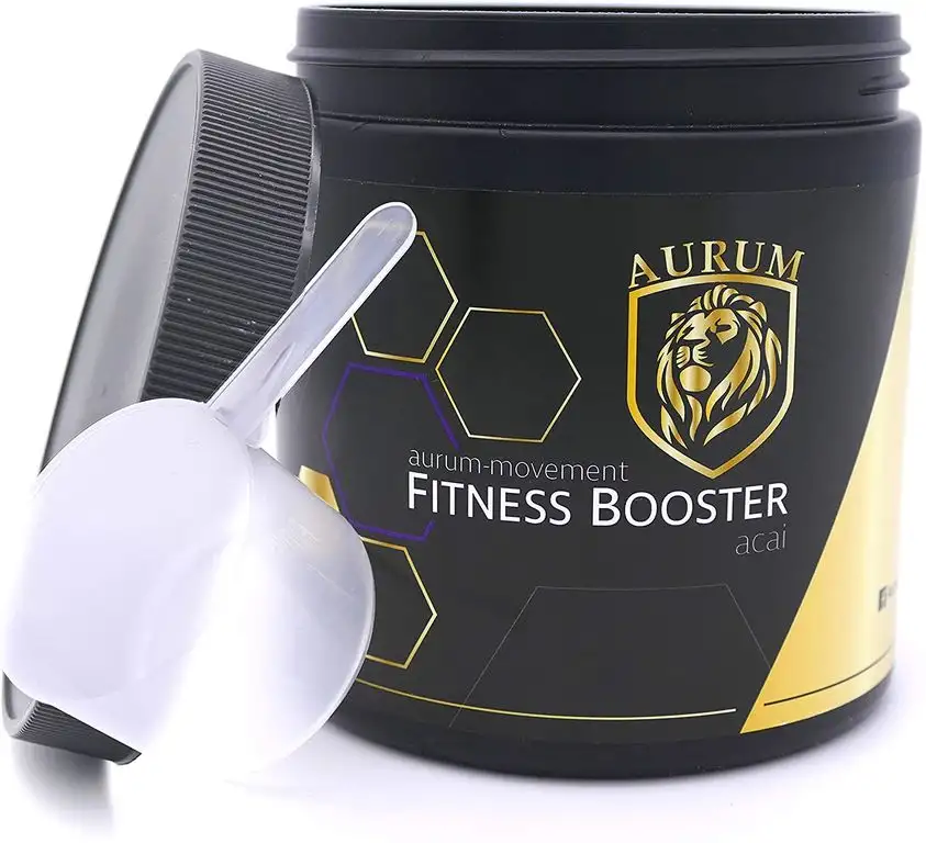 Aurum Rocket Juice Pre-Workout/Fitness Sport Booster/Made in Germany/ACAI Geschmack/Fokus/Motivation/Mit BCAA/Natürliche Aromastoffe