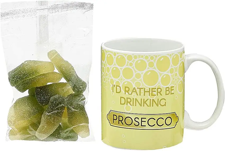 Treat Factory Prosecco Tasse & Prosecco Süßigkeiten, 1er Pack (1 x 100 g)