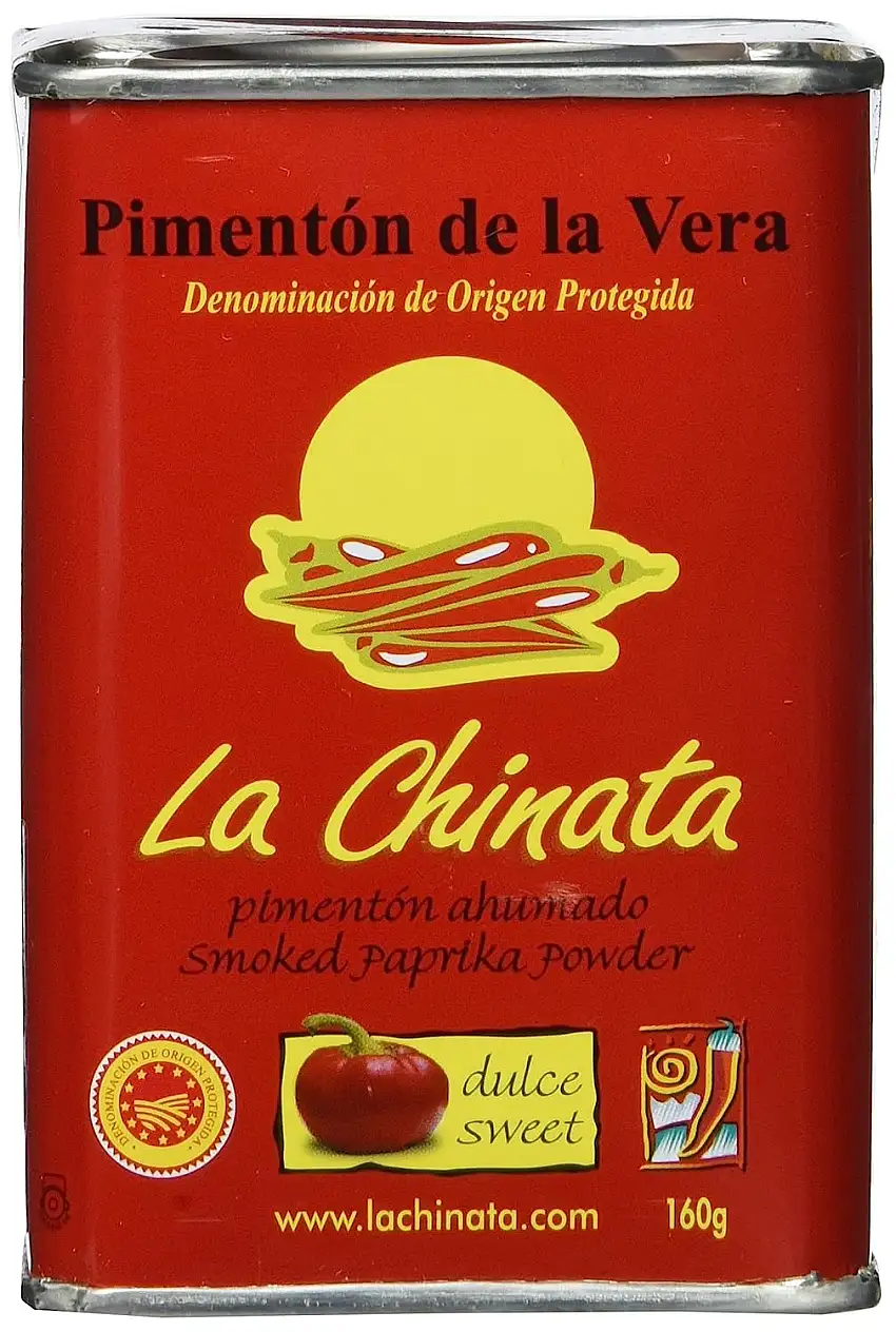 La Chinata Pimentón de la Vera Dulce - geräuchertes Paprikapulver, 1er Pack (1 x 160 g)