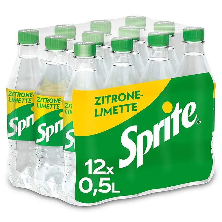 Sprite, Maximale Erfrischung mit Limetten und Zitronen Geschmack in praktischen Flaschen, EINWEG Flasche (12 x 500 ml)
