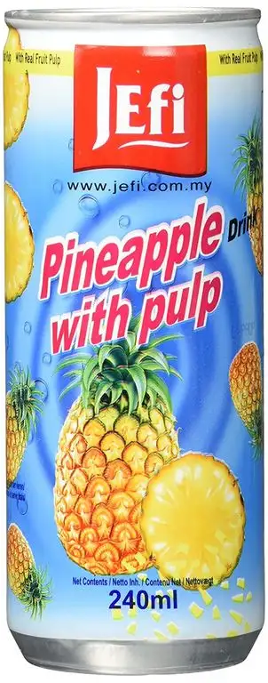 Jefi Drinks Ananas mit Fruchtfleisch Ds, 15er Pack (15 x 240ml )