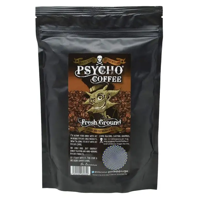 Psycho Coffee - Frisch gemahlener starker Kaffee 250g