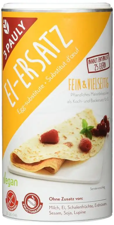 3 PAULY Ei-Ersatz glutenfrei, 2er Pack (2 x 250 g)