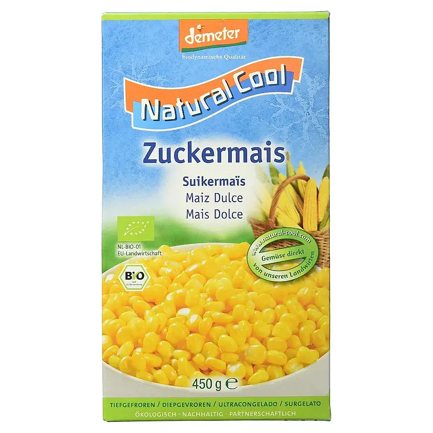 Natural Cool demeter Bio Zuckermais, 450 g (Tiefgefroren)