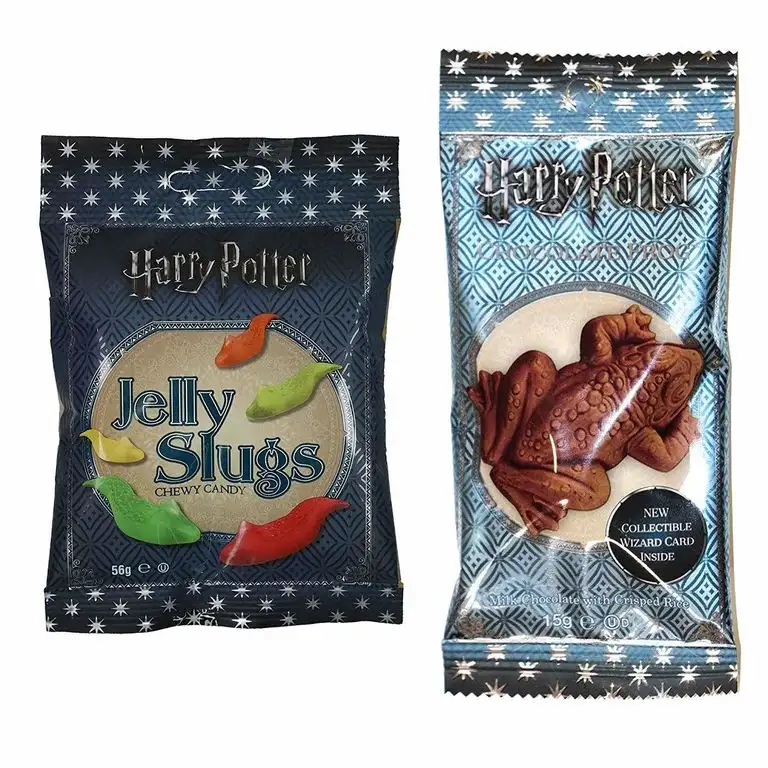 Jelly Belly Harry Potter Schokoladen Frosch (15 g) und Jelly Slugs (56 g)