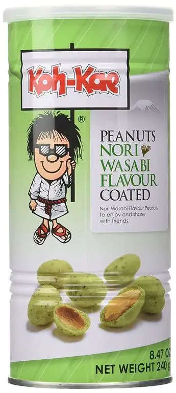 Koh-Kae Erdnüsse mit Nori-Wasabi Geschmack, 240 g