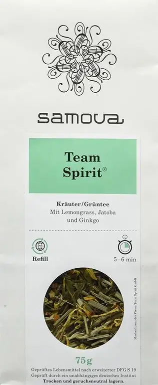Samova Team Spirit Refill - Kräuter/Grüntee 75g, 1er Pack (1 x 75 g)