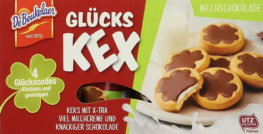 DeBeukelaer Glücks-Kex Milchschokolade 150 g