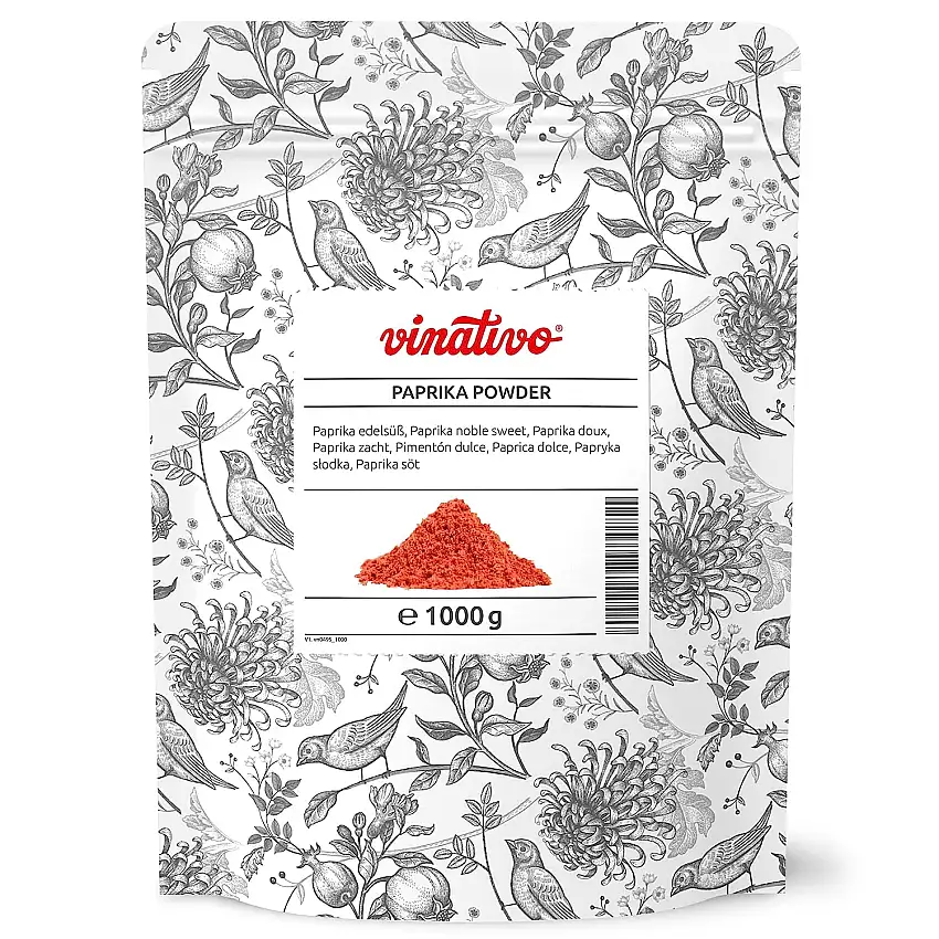 vinativo Paprika edelsüß – gemahlen – 1kg – Premium Qualität – Gourmet Paprika – spanisches Paprikapulver mild