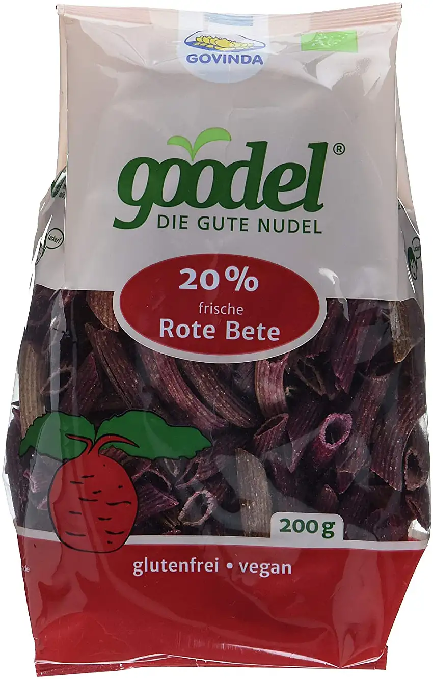Govinda Bio Nudeln Vegan, Rote Bete, 200g