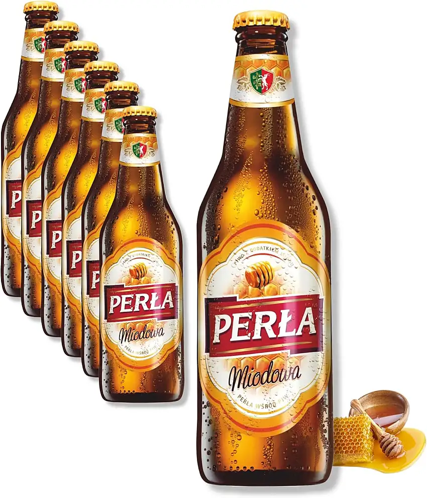 6 x 0,5l Perla Miodowa Bier- Honigbier aus Polen
