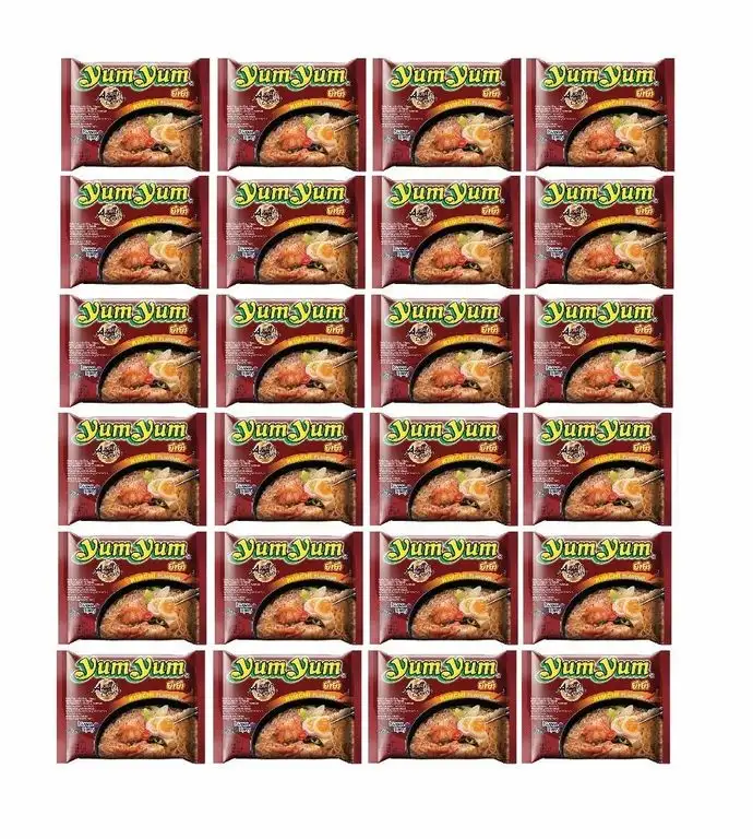 10er Pack Yum Yum Instant Nudelsuppe Kimchi-Geschmack [10x 60g]