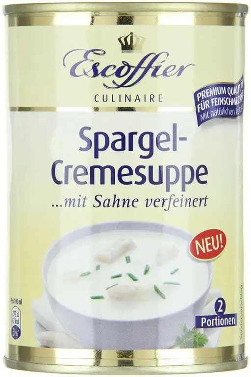 Escoffier Spargel-Cremesuppe, 4er Pack (4 x 390 ml)