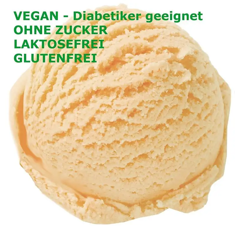 Zuppa inglese Geschmack Eispulver VEGAN - OHNE ZUCKER - LAKTOSEFREI - GLUTENFREI - FETTARM, auch für Diabetiker Milcheis Softeispulver Speiseeispulver Gino Gelati (Zuppa inglese, 333 g)