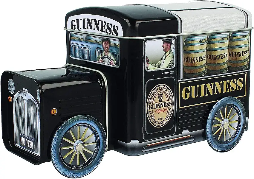 Guinness Bier Blech-Lieferwagen mit Fudge-Füllung