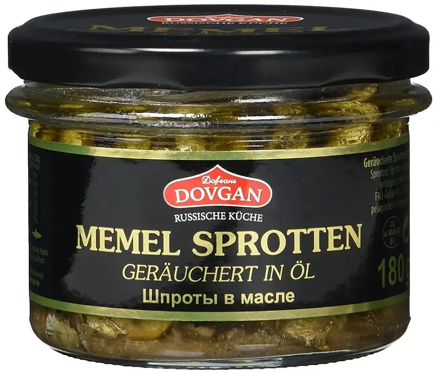 Dovgan Memel Sprotten in Öl, 6er Pack (6 x 180 g)