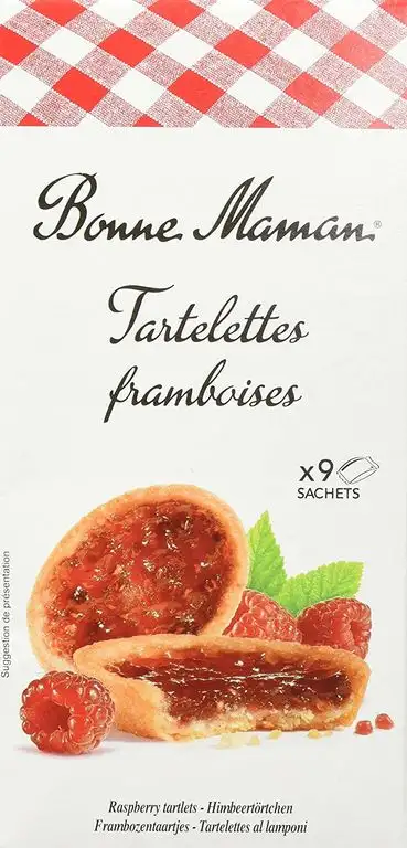 Bonne Maman Tartelettes framboises, 4er Pack (4 x 135 g)