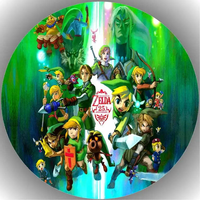 Fondant Tortenaufleger Tortenbild Geburtstag Die Legende von Zelda T7